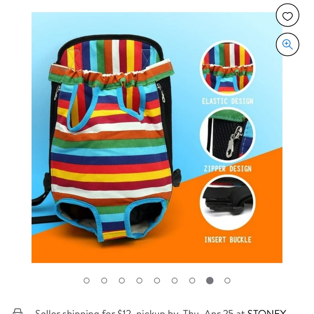 Small dog backpack carrier - Picture 2 of 10